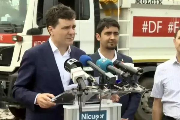 Nicușor Dan va depune plângere PENALĂ la Parchet împotriva celor care i-au perturbat conferința