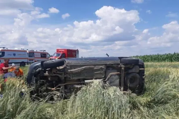 12 persoane implicate într-un accident rutier petrecut în județul Covasna! A fost activat PLANUL ROȘU