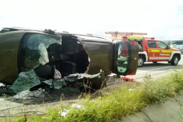 FOTO | Accident grav în județul Cluj, o femeie a ajuns la spital