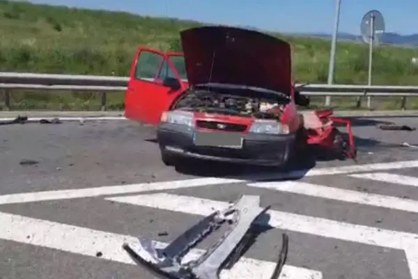 FOTO | Accident mortal pe Autostrada A3. A fost solicitat elicopterul SMURD