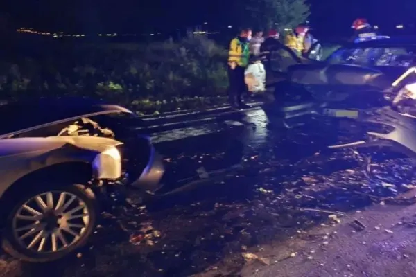 FOTO/Accident cu victime multiple pe șoseaua de centură a municipiului Alba Iulia