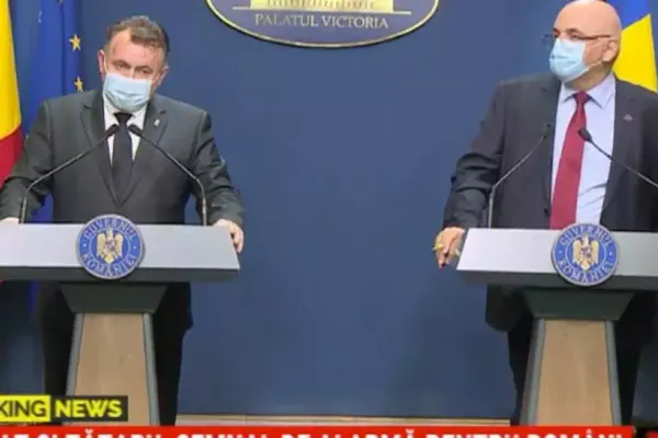 Arafat și Tătaru, declarațiile momentului! Guvernul a schimbat legea carantinării. 550 de infectați s-au EXTERNAT din spital