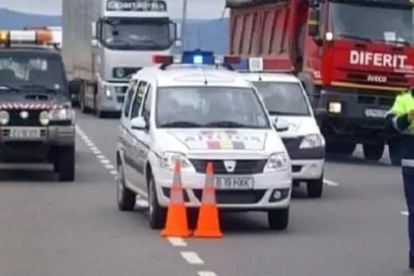 Accident rutier pe DNCB, între Bragadiru și Măgurele, soldat cu doi răniți, printre care și un copil de șapte ani