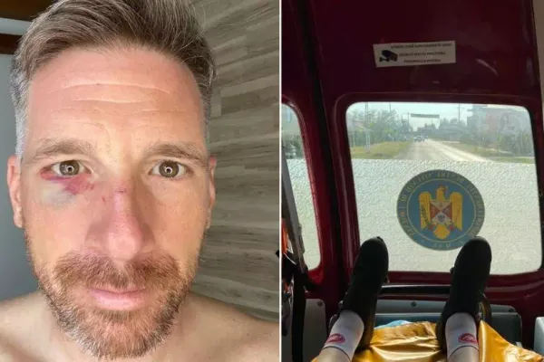 REVOLTĂTOR! Momentul în care pilotul de raliuri este accidentat intenționat de un șofer, surprins de camerele de supraveghere