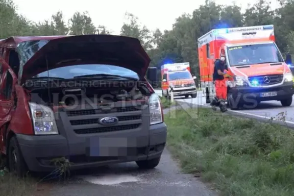 Microbuz cu români, accident grav, în Germania: 6 victime. Autoritățile, șocate de modul în care s-a produs incidentul