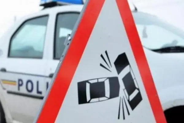 Accident pe DN 1, la Comarnic. Traficul e dirijat de polițiști!