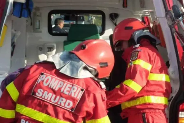 Planul Roşu activat în Satu Mare! Accident între un microbuz și un autoturism: șapte persoane implicate