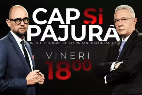 Cap și pajură, cu Oreste Teodorescu și Cristian Diaconescu - o nouă emisiune de top marca Realitatea PLUS
