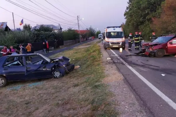 Trei persoane rănite în urma unui accident rutier produs în Picior de Munte