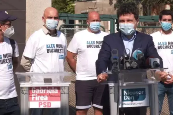 Moment inedit în campania electorală: Nicușor Dan a așteaptă-o pe Gabriela Firea la întâlnire