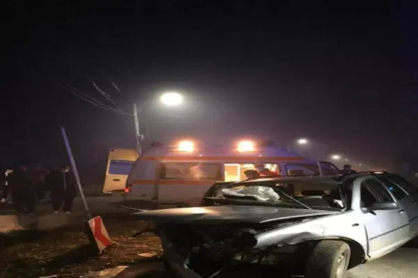 Doi morţi într-un accident rutier, în apropiere de Craiova