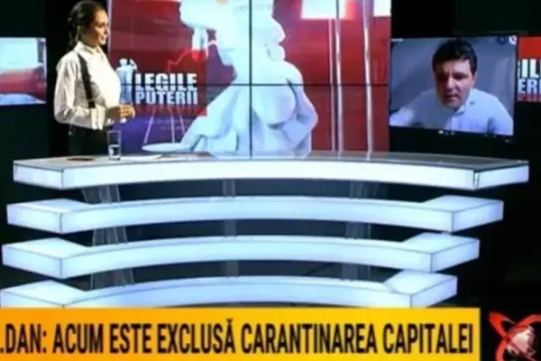 Nicușor Dan, la “LEGILE PUTERII”: Sistemul e la limită în ceea ce privește Terapia Intensivă. Un om din 300 e infectat!
