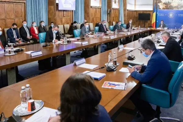 Ședință de Guvern la Palatul Victoria. Ludovic Orban: ”Cu cât reușim să controlăm răspândirea virusului cu atât viața este mai normală”
