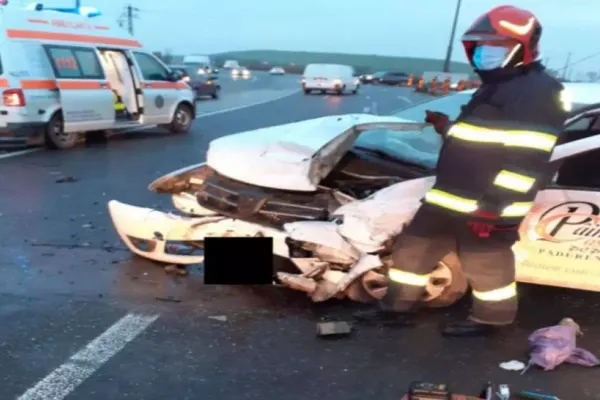 Două accidente grave în județul Timiș, soldate cu șase victime, printre care și un copil