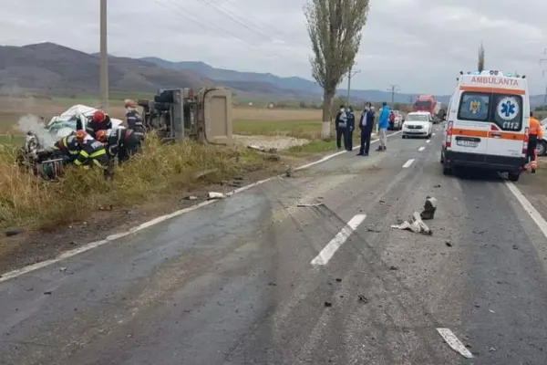 Accident teribil în județul Tulcea. Un mort și un rănit grav