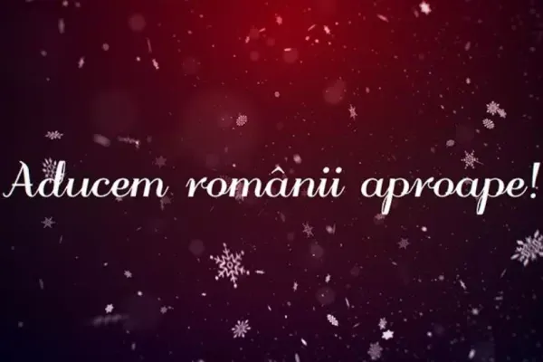 Realitatea PLUS voi! Împreună aducem familiile aproape - trimite un mesaj de suflet pentru români