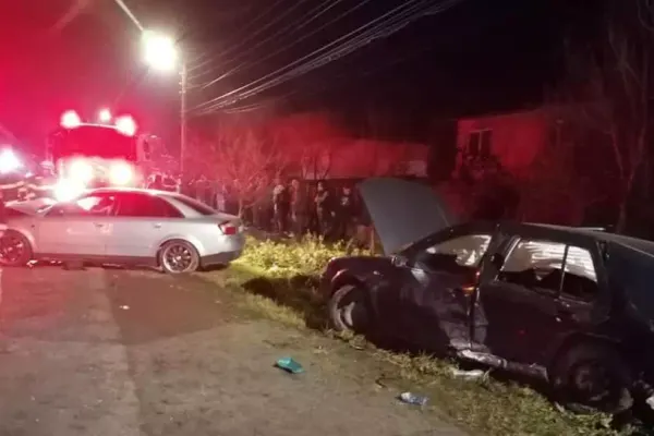 Şapte persoane au fost rănite într-un accident rutier produs într-o localitate din Satu Mare