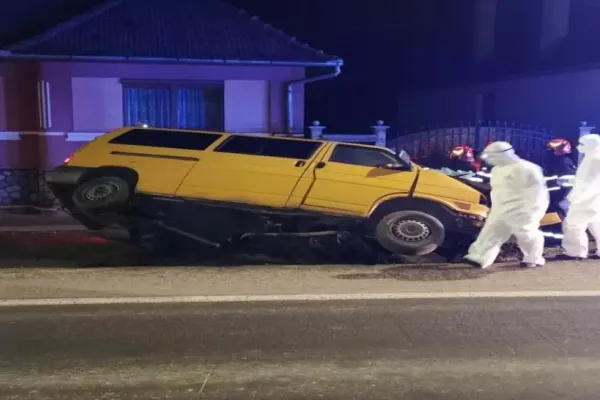 Accident cu 4 victime, în județul Sibiu