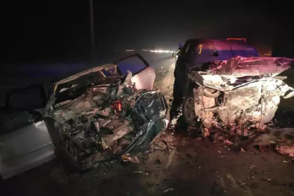 FOTO | Accident GRAV cu 5 mașini, în Vrancea. Un mort și doi răniți