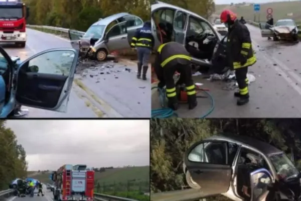 Familie de români, implicată într-un accident CUMPLIT, în Italia. Tatăl a murit pe loc, soția și copiii, răniți
