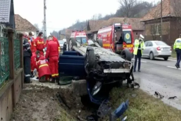 Și-a găsit sfârșitul într-un cap de pod! O femeie a murit pe şoseaua Zalău după un accident rutier cumplit