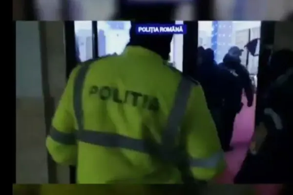 VIDEO Petrecere cu zeci de invitați, "spartă" de polițiști în Dâmbovița