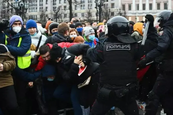 40.000 de protestatari la Moscova, mii de oameni au fost arestați