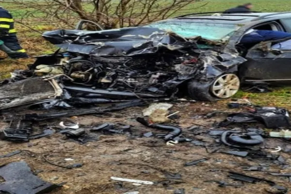 Accident rutier GRAV pe DN 41, la Băneasa: Două persoane au ajuns la spital