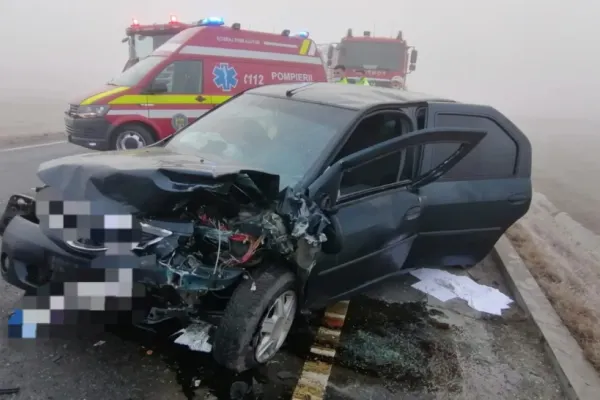 Trei persoane, printre care și un copil, rănite într-un accident produs pe centura Alexandriei