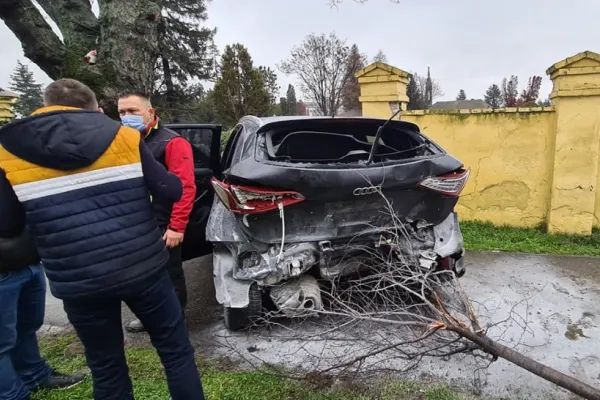 FOTO Accident în lanț cu final tragic, la Timișoara. A făcut infarct la volan și a lovit alte autoturisme