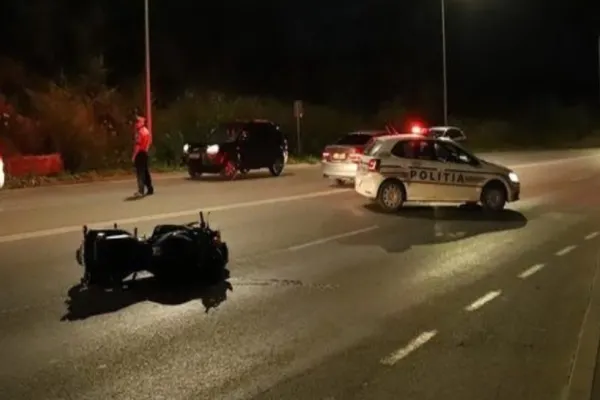 Accident crunt în Harghita: Un motociclist a decedat în urma coliziunii cu o autoutilitară - FOTO