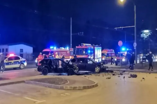 Două accidente cu 5 victime, în această seară, la Brașov și Ghimbav! Un bărbat a murit!