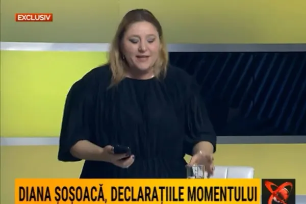 VIDEO - Diana Șoșoacă a fugit din emisiune de la Realitatea PLUS - Motivul pentru care a fost lașă