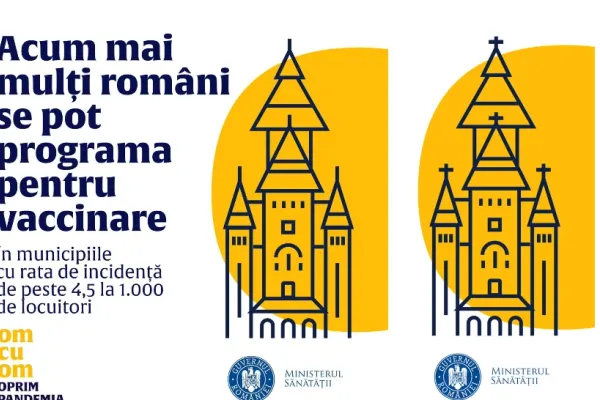 Ministerul Sănătății, în centrul unui nou scandal, după ce a folosit imaginea Catedralei din Timișoara fără cruci