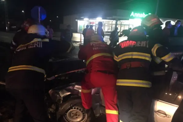 FOTO/ VIDEO Accident în județul Olt: șapte răniți, dintre care două victime încarcerate