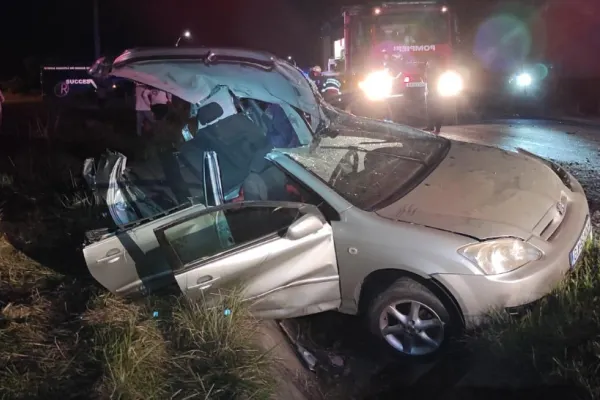 Impact devastator. Un mort și doi răniți grav, într-un accident produs lângă Rovinari