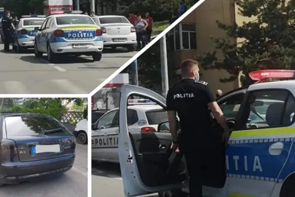 Incident șocant la Craiova. Polițiștii au salvat în ultima clipă o femeie care a fost răpită de pe stradă