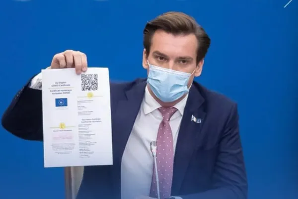 Andrei Baciu: „Certificatul digital este gratuit și va fi recunoscut în cele 27 de țări ale Uniunii Europene” - Joi intră în vigoare