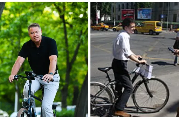 Klaus Iohannis și Nicușor Dan ies la pedalat de Ziua bicicletei