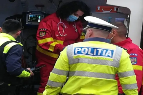 Accident rutier cu 4 victime pe DN2 E85, în apropiere de Crucea Comisoaiei. Traficul se desfășoară dirijat