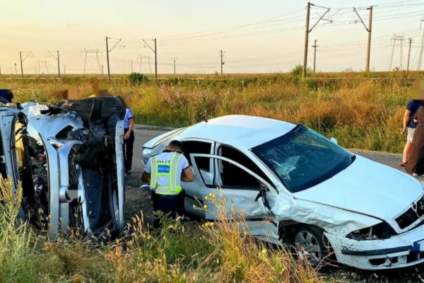6 persoane, transportate la spital, după un accident petrecut în Ialomița. Printre victime, și 2 copii