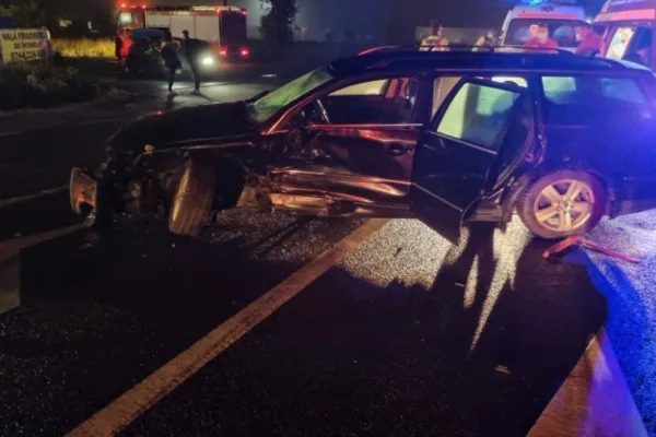 FOTO | Accident între Cluj și Oradea: 8 victime, dintre care 3 copii