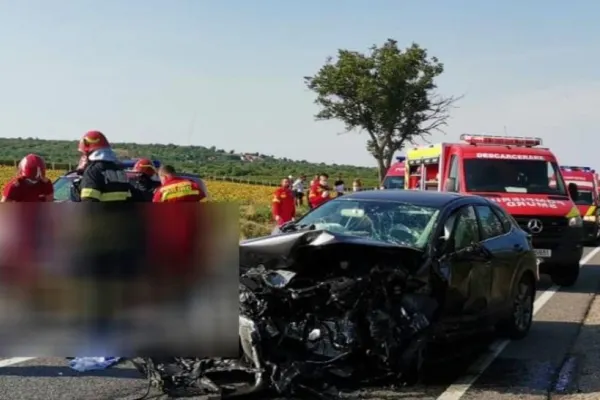 Accident mortal în Bihor - 2 persoane au murit - Zi neagră pe șoselele din România
