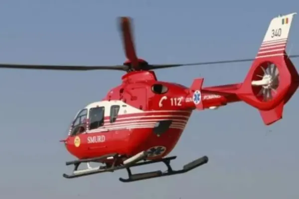 Accident tragic în Teleorman! Un bărbat de 57 de ani a murit, iar nepotul său de 3 ani este grav rănit. A fost solicitată intervenția elicopterului SMURD