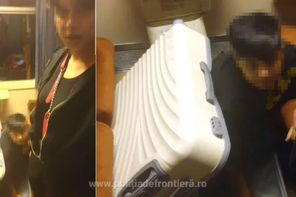 "SURPRIZA" descoperită de polițiștii de frontieră în geamantanul unei românce. Imaginile, virale pe intenet FOTO/VIDEO