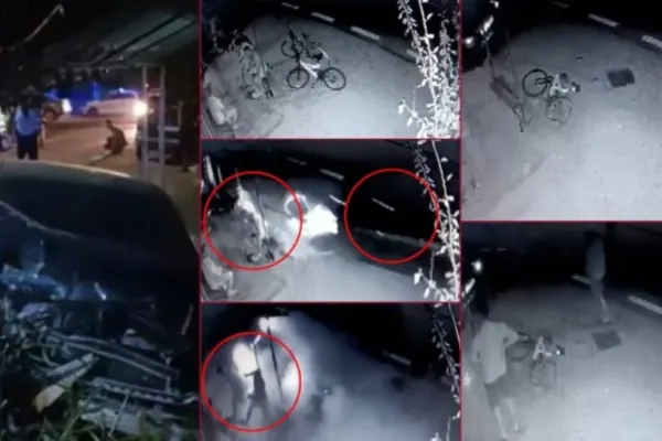 Accident TERIBIL, în Teleorman: bărbat STRIVIT de mașină, în timp ce stătea pe o bancă. Alte 3 persoane au fost rănite - VIDEO