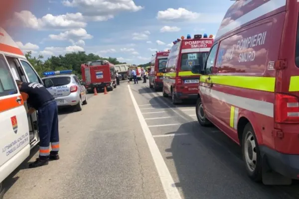 Trei morți într-un accident lângă Timișoara - Alte patru persoane sunt în stare gravă
