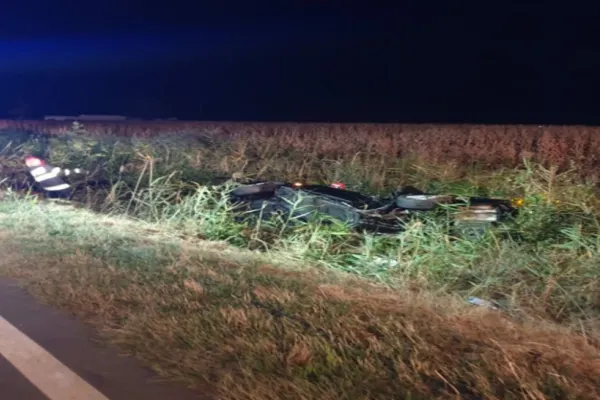 Accident foarte grav între Brăila și Buzău, spre Țintești - 1 MORT și 4 RĂNIȚI după ciocnirea unui camion cu 3 mașini - FOTO