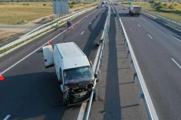Accident grav, pe Autostrada Sebeș-Turda: două victime, în stare critică