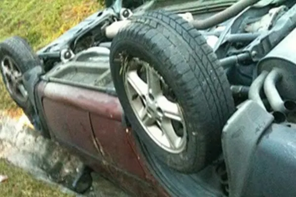 Accident teribil în Brăila. Un copil de 2 ani a murit după ce mașina în care se afla s-a răsturnat